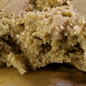 Close-up of creamy piatella hash texture interior